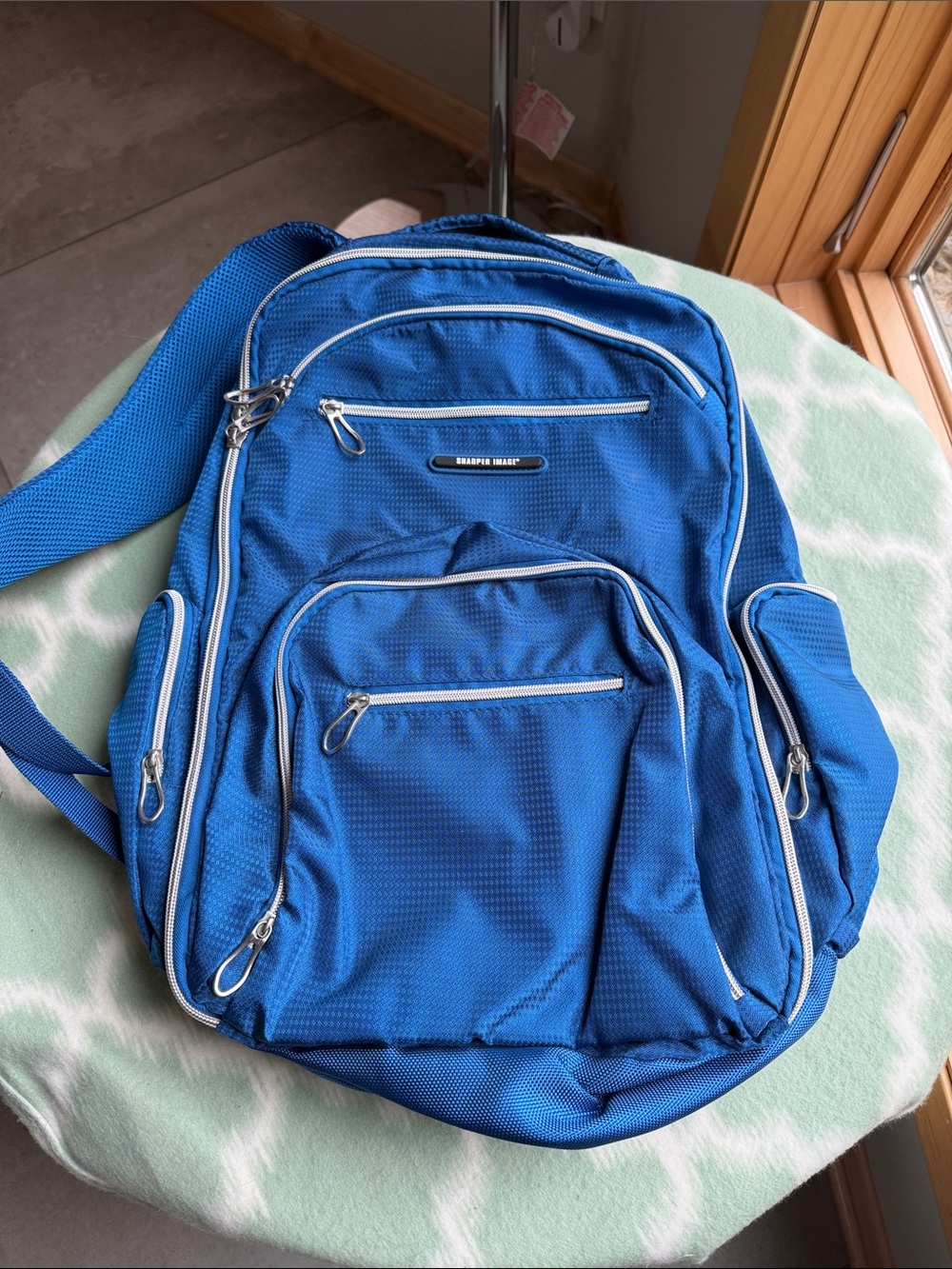 Sharper Image Blue Men's Laptop Backpack - Lightweight Everyday Bag